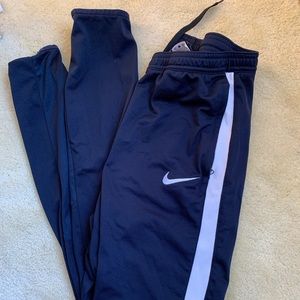 Navy blue Nike training pants